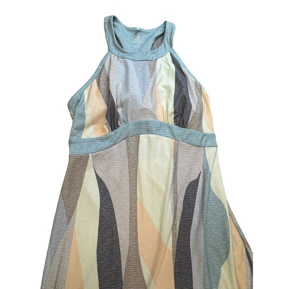 Prana Calexico Maxi Dress Pastel Mosaic Size Medium - Picture 5 of 12